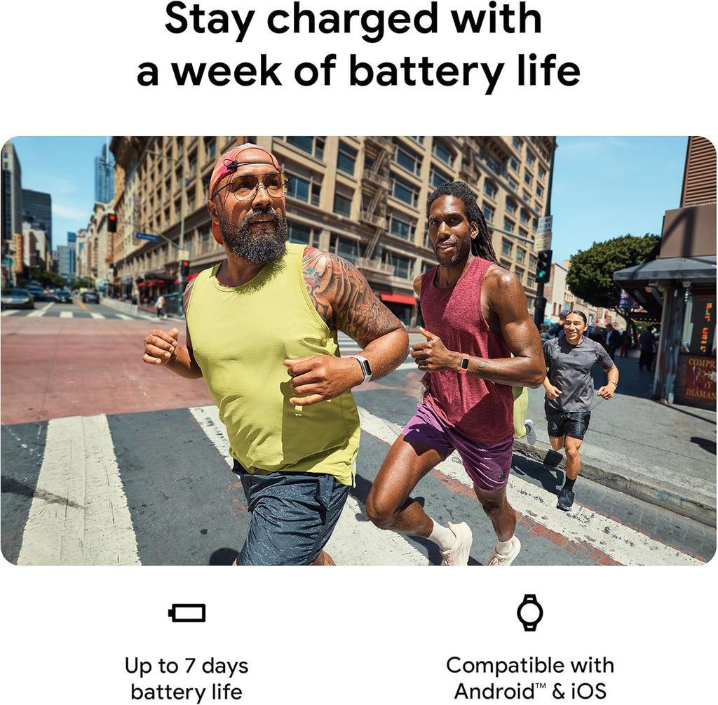 Google Fitbit Charge 6 Activity Tracker with 6-months Premium Membership Included, 7 days battery life and Google Wallet and Google Maps